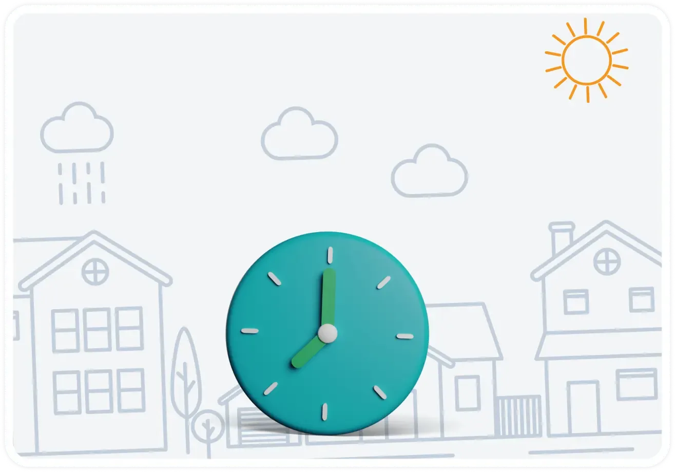 1% of Time illustration