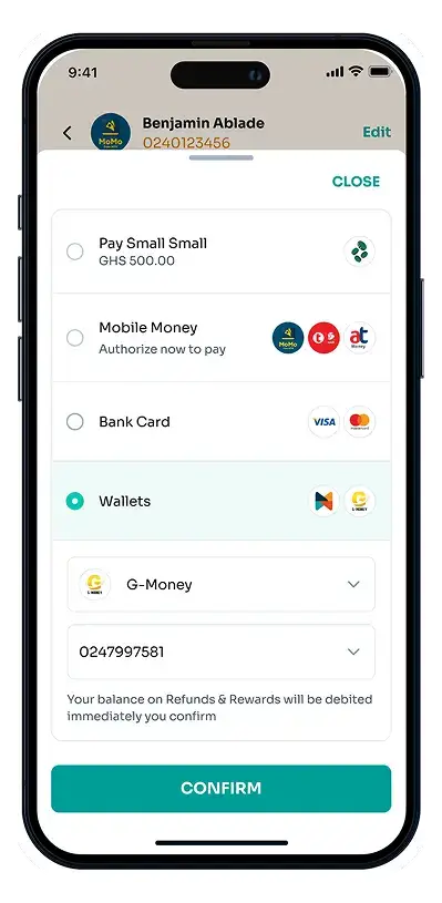 Make payment